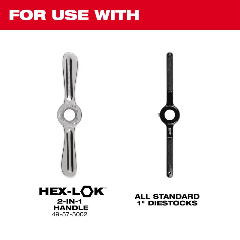 Milwaukee High Carbon Steel Metric Hexagon Die M3-0.5 mm