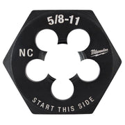 Milwaukee High Carbon Steel SAE NC Hexagon Die 5/8-11 NC