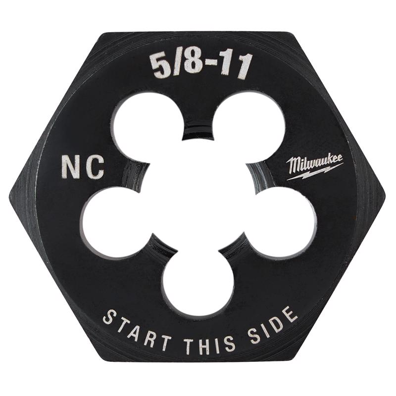 Milwaukee High Carbon Steel SAE NC Hexagon Die 5/8-11 NC