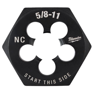 Milwaukee High Carbon Steel SAE NC Hexagon Die 5/8-11 NC