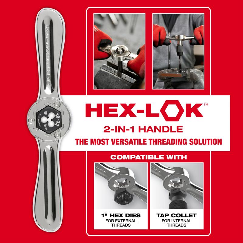 Milwaukee Tap and Die Handle w/Collet 1/4-1/2 in.