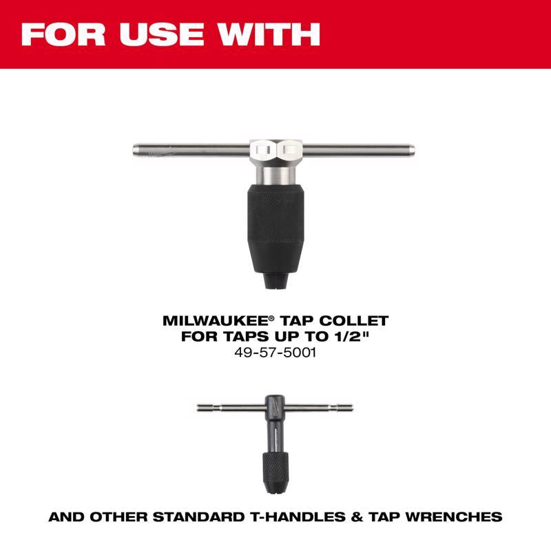 Milwaukee High Carbon Steel Metric Straight Plug Tap M3-0.6 mm