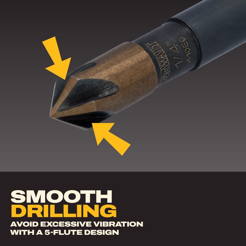 DEWALT 1/2 in. High Speed Steel Countersink Bit