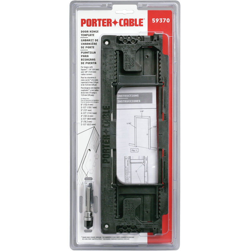 Porter Cable 15.9 in. L X 7 in. W Door Hinge Template