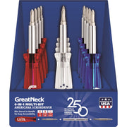 GreatNeck 6-in-1 Screwdriver 12 pk