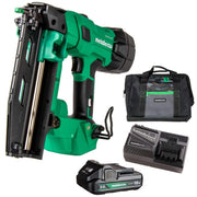 Metabo HPT 16 Ga. Cordless 0 deg Straight Finish Nailer Kit (Battery & Charger) 18 V
