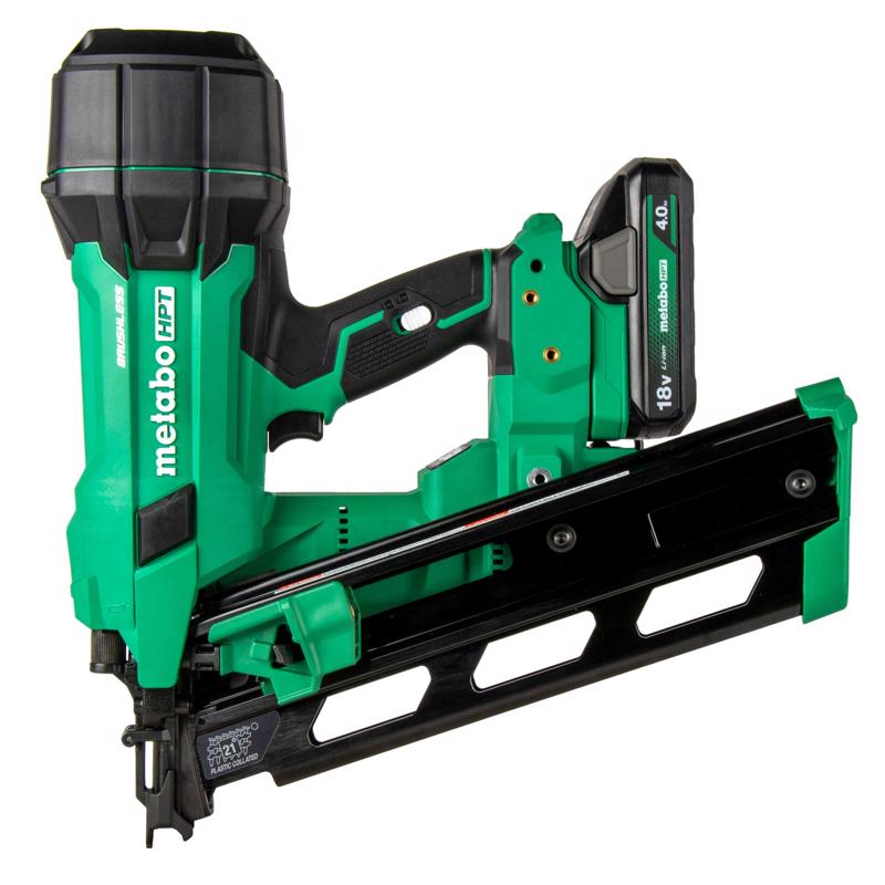 Metabo HPT Cordless 21 deg Framing Nailer Kit (Battery & Charger) 18 V
