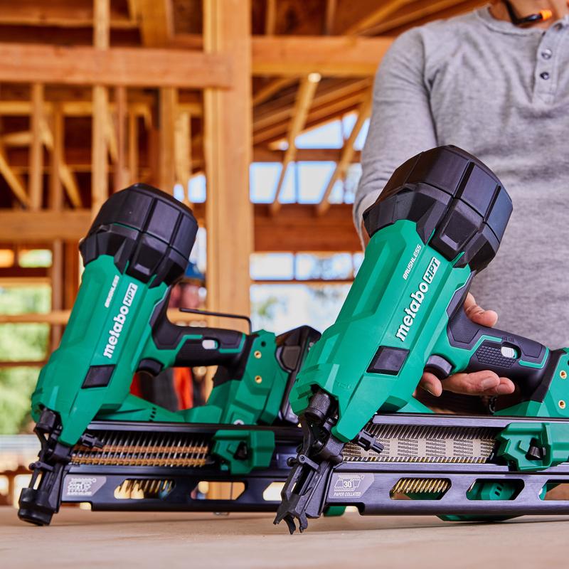 Metabo HPT Cordless 21 deg Framing Nailer Kit (Battery & Charger) 18 V