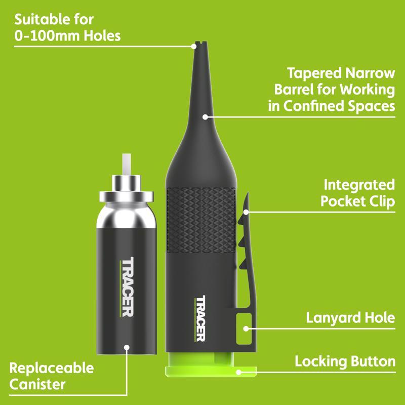 Tracer Trueshot 1 fl. oz. Hi-Visibility Marking Chalk Fluorescent Green