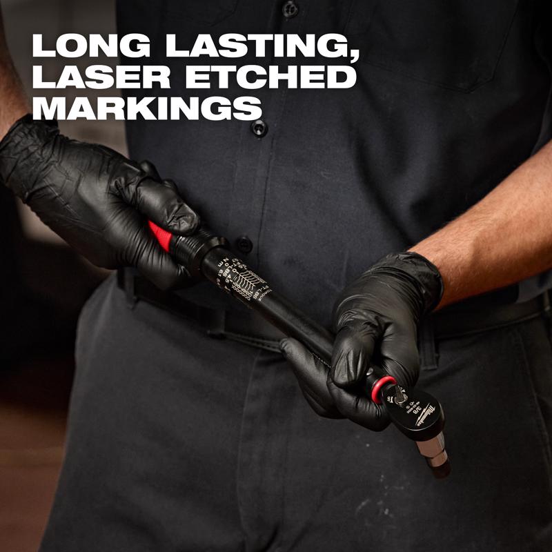 Milwaukee 3/8 in. X 1.3 in. Torque Wrench 16.08 in. L