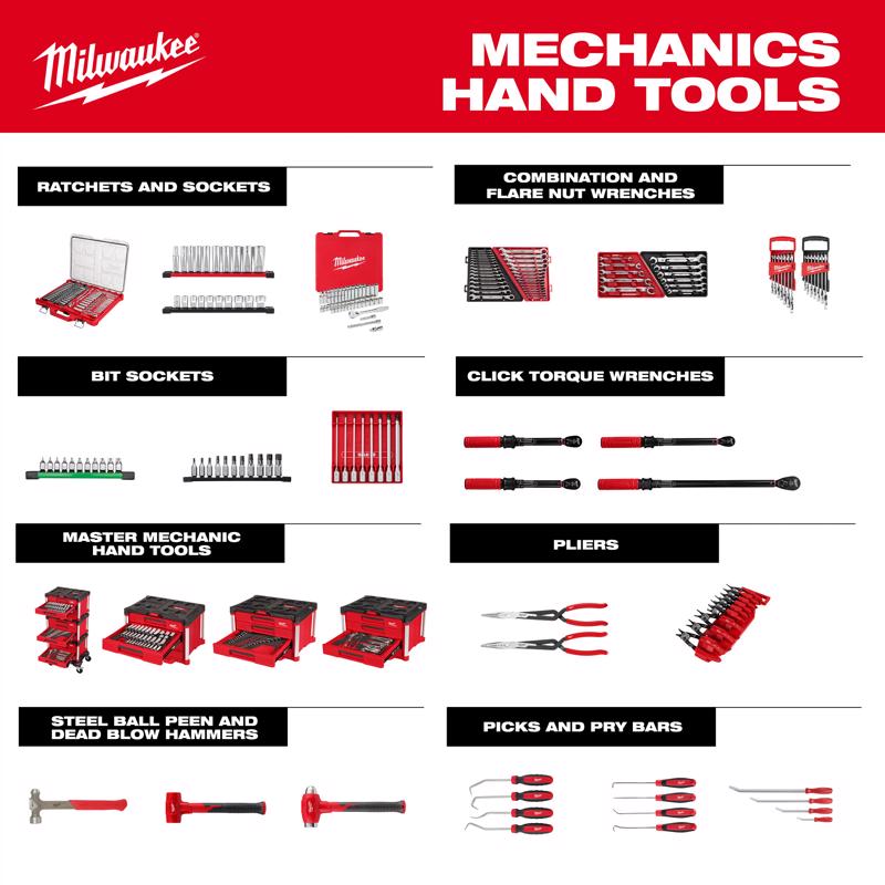 Milwaukee 3/8 in. X 1.3 in. Torque Wrench 16.08 in. L