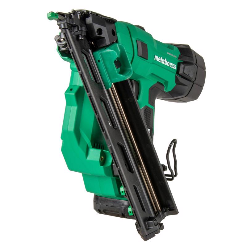 Metabo HPT 15 Ga. Cordless 34 deg Angled Finish Nailer Kit (Battery & Charger) 18 V