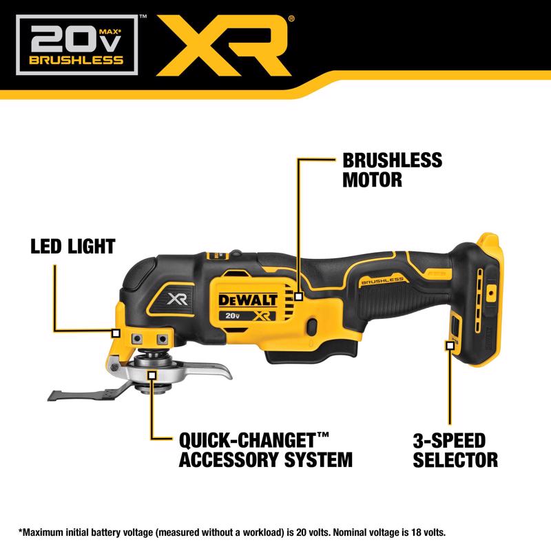 DeWalt 20V MAX Cordless Brushless 5 Tool Combo Kit