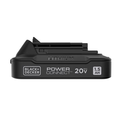 Black+Decker 20V MAX Power Connect LBD1520S 1.5 Ah Lithium-Ion Battery