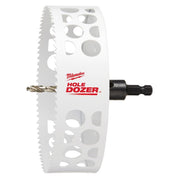 Milwaukee 6 in. High Speed Steel 2.3 in. L X 3/8 in. D Hole Saw Arbor