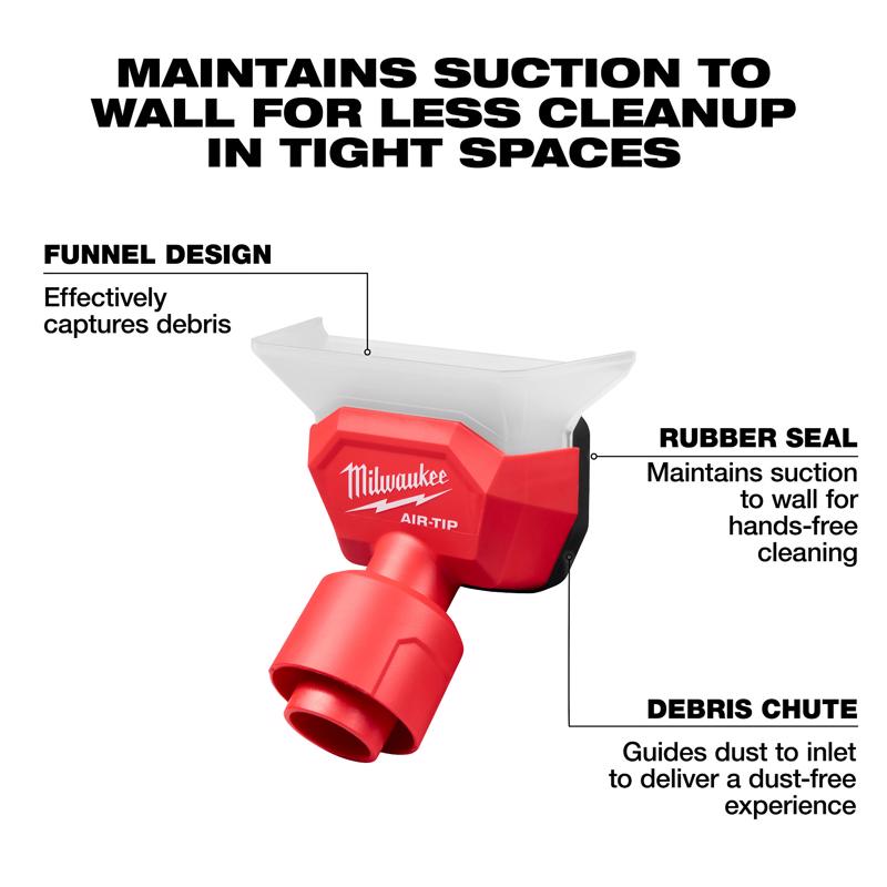 Milwaukee 3.8 in. L X 6 in. W Dust Collector