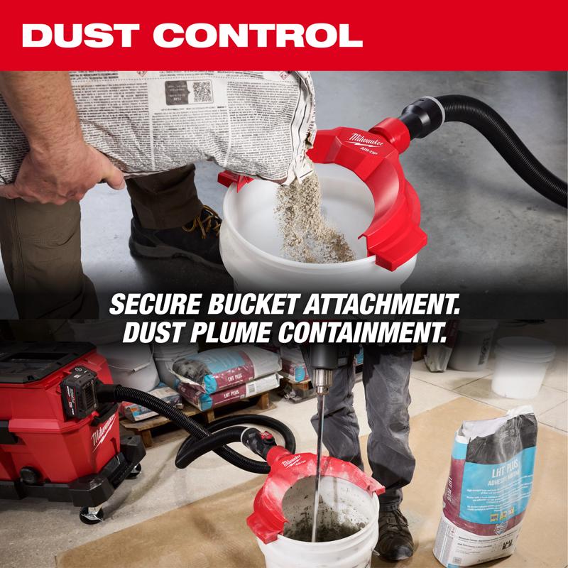 Milwaukee 10 in. L X 13.9 in. W Dust Collector