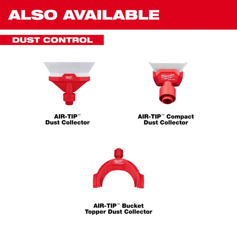 Milwaukee 10 in. L X 13.9 in. W Dust Collector