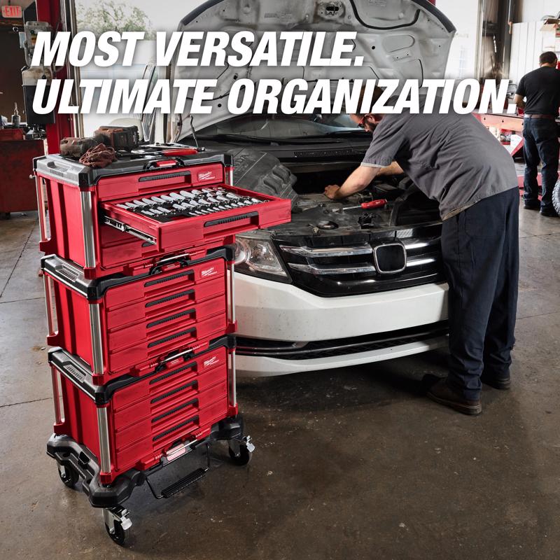 Milwaukee Prefilled Packout 1/4 & 3/8 & 1/2 in. drive Master Mechanic's Tool Set 366 pc