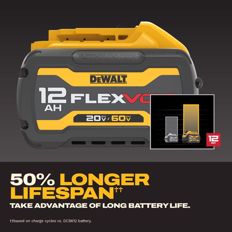 DEWALT 20V-60V MAX FLEXVOLT 12 Ah Lithium-Ion Battery