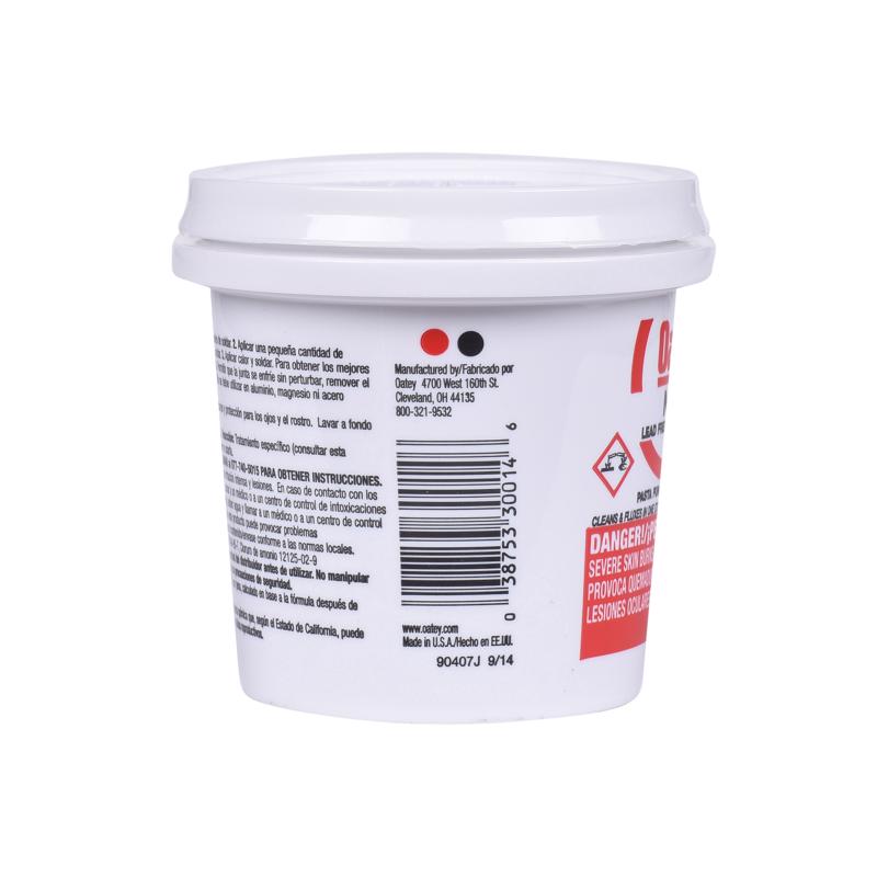 Oatey 8 oz Lead-Free Paste Flux Petroleum-Based