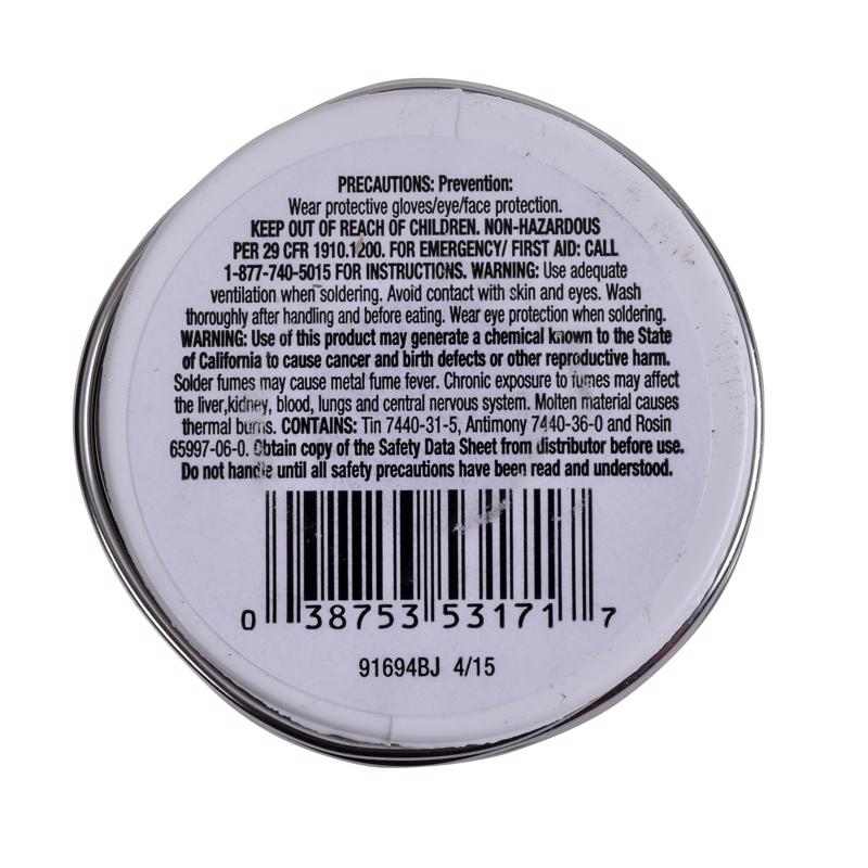Oatey Lead-Free Rosin Core Solder Wire Tin/Antimony 95/5