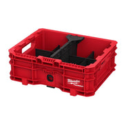 Milwaukee PACKOUT 6.63 in. H X 18.625 in. D Crate Modular System Black/Red