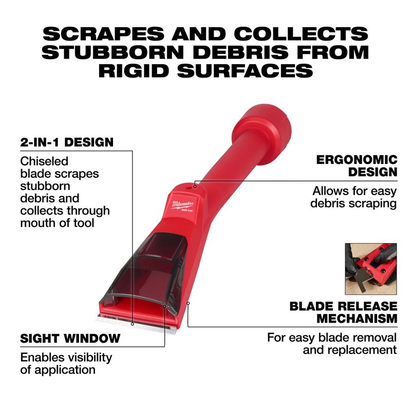 Milwaukee Wet/Dry Vac Scraper Attachment