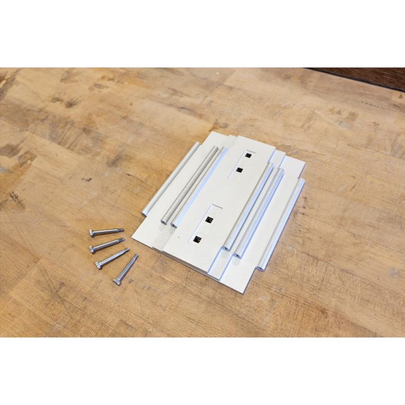 Rapid Rafter 1 in. H Anodized Aluminum Adjustable Rafter Base Kit