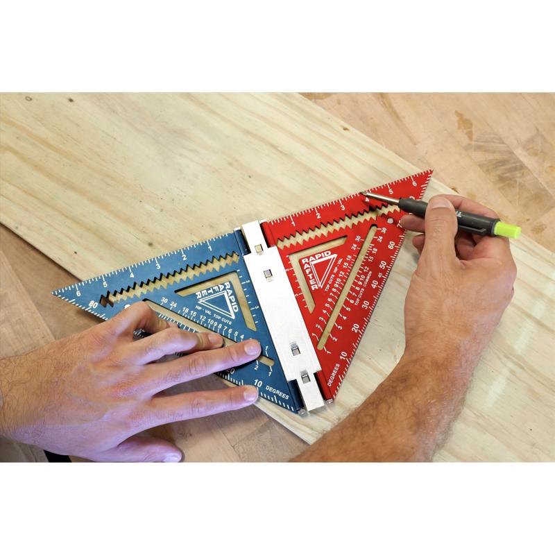 Rapid Rafter 1 in. H Anodized Aluminum Adjustable Rafter Base Kit