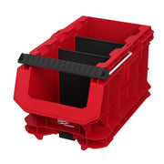 Milwaukee PACKOUT 15.5 in. W X 8.75 in. H Compact Crate Black/Red