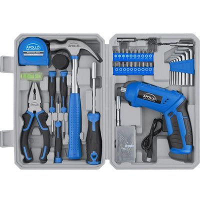 Apollo Tools Household Tool Kit 81 pc