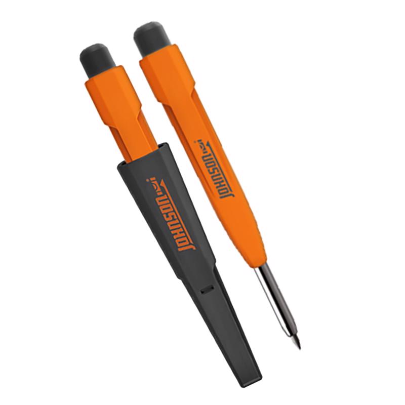 Johnson 1.181 in. L Mechanical Carpenter Pencil Orange