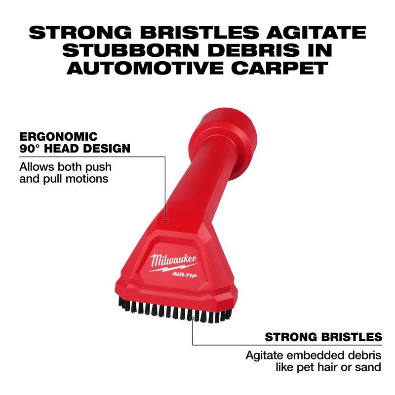 Milwaukee 9.6 in. L X 3.43 in. W Wet/Dry Vac Brush