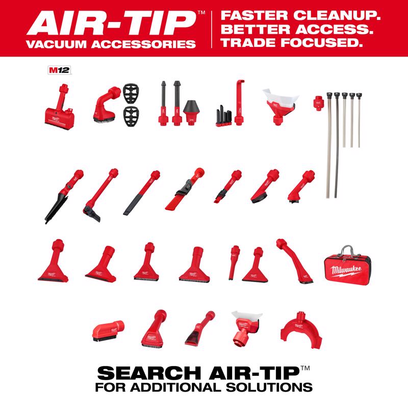 Milwaukee 9.6 in. L X 3.43 in. W Wet/Dry Vac Brush