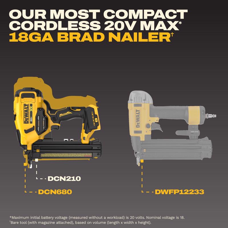 DeWalt MAX XR 18 Ga. Brad Nailer Kit
