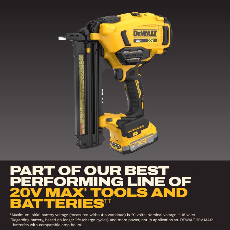 DeWalt MAX XR 18 Ga. Brad Nailer Kit