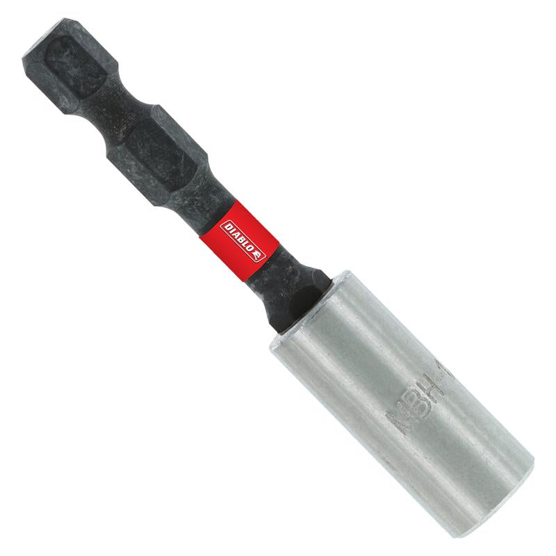 Diablo Hex 3 in. L Magnetic Bit Holder Steel