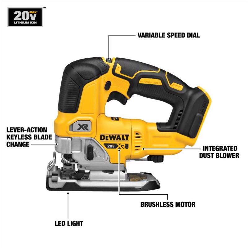 DEWALT 20V MAX Cordless Brushless 3 Tool Combo Kit