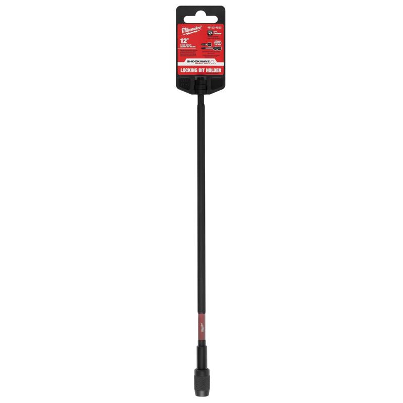 Milwaukee 18 in. Steel Impact Magnetic Locking Bit Holder 1/4 in. Hex Shank
