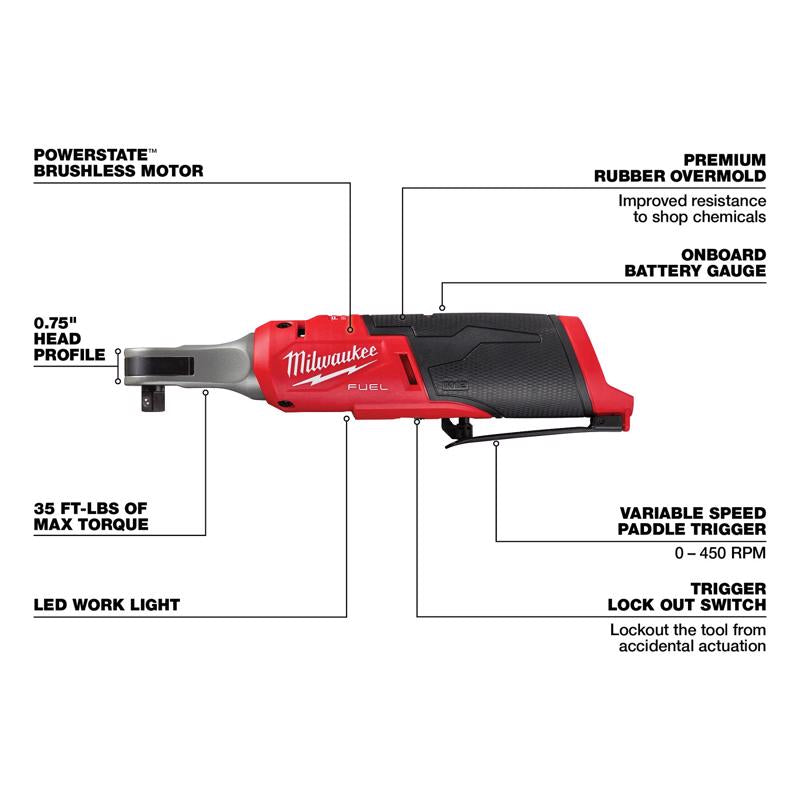 Milwaukee M12 FUEL Cordless Brushless 3 Tool Combo Kit