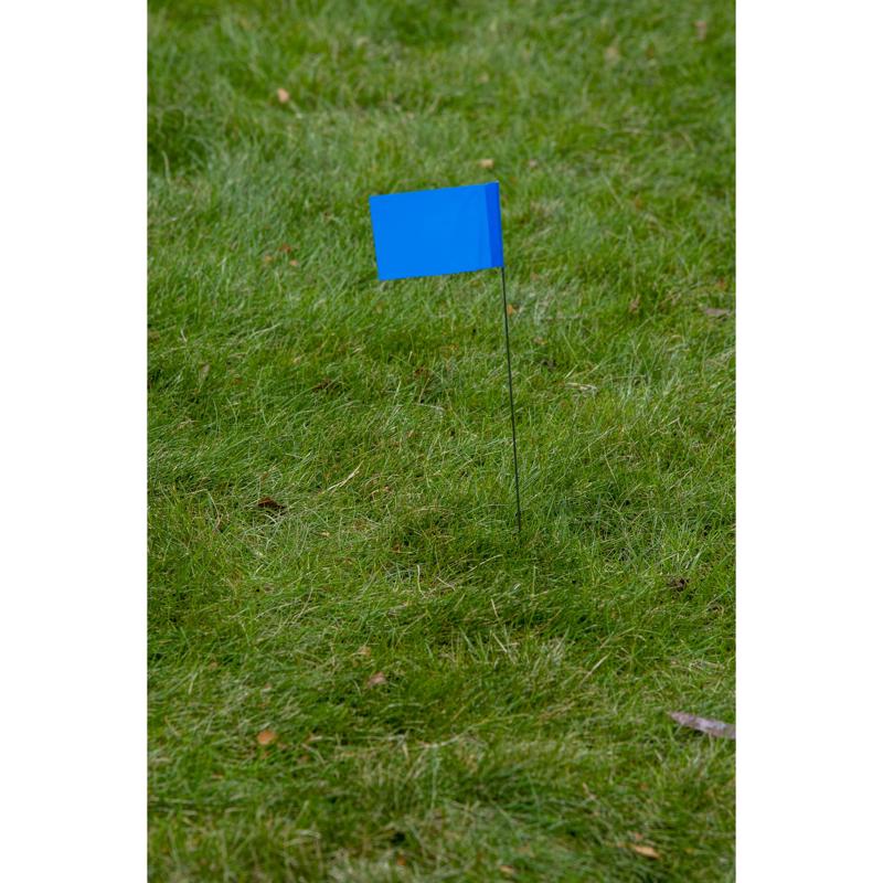 CH Hanson Co. 15 in. Blue Stake Flags PVC