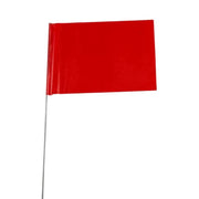 CH Hanson Co. 15 in. Fluorescent Red Stake Flags PVC