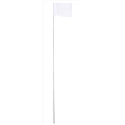 CH Hanson Co. 15 in. White Stake Flags PVC