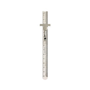 General 6 in. L X 0.46 in. W Stainless Steel Precision Pocket Rule Metric and SAE