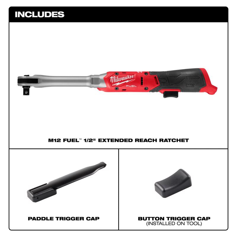 Milwaukee 12V M12 FUEL 1/2 in. Brushless Cordless Ratchet Tool Only