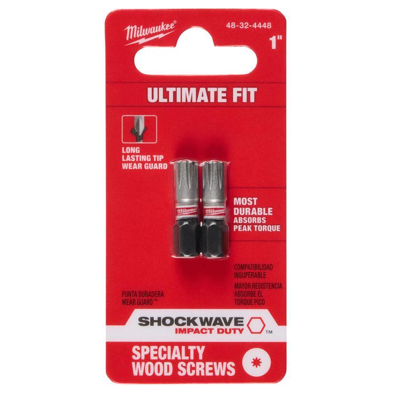 Milwaukee 1 in. L Alloy Steel Driver Bit Hex Shank