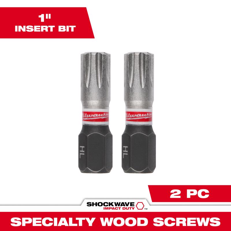 Milwaukee 1 in. L Alloy Steel Driver Bit Hex Shank
