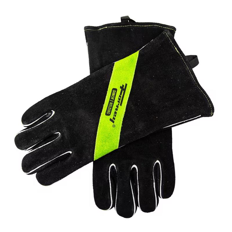 Forney 15 in. Insulated Cowhide Welding Gloves Black M