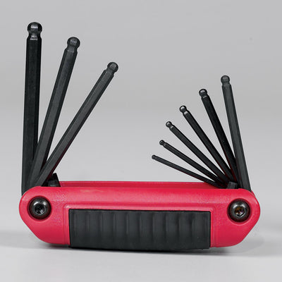 Eklind 5/64 to 1/4 in. SAE Ergo Fold 9 in 1 Ball End Hex Key Set